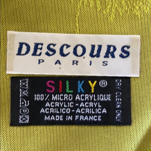 Vintage yellow scarf - Picture 4 of 4